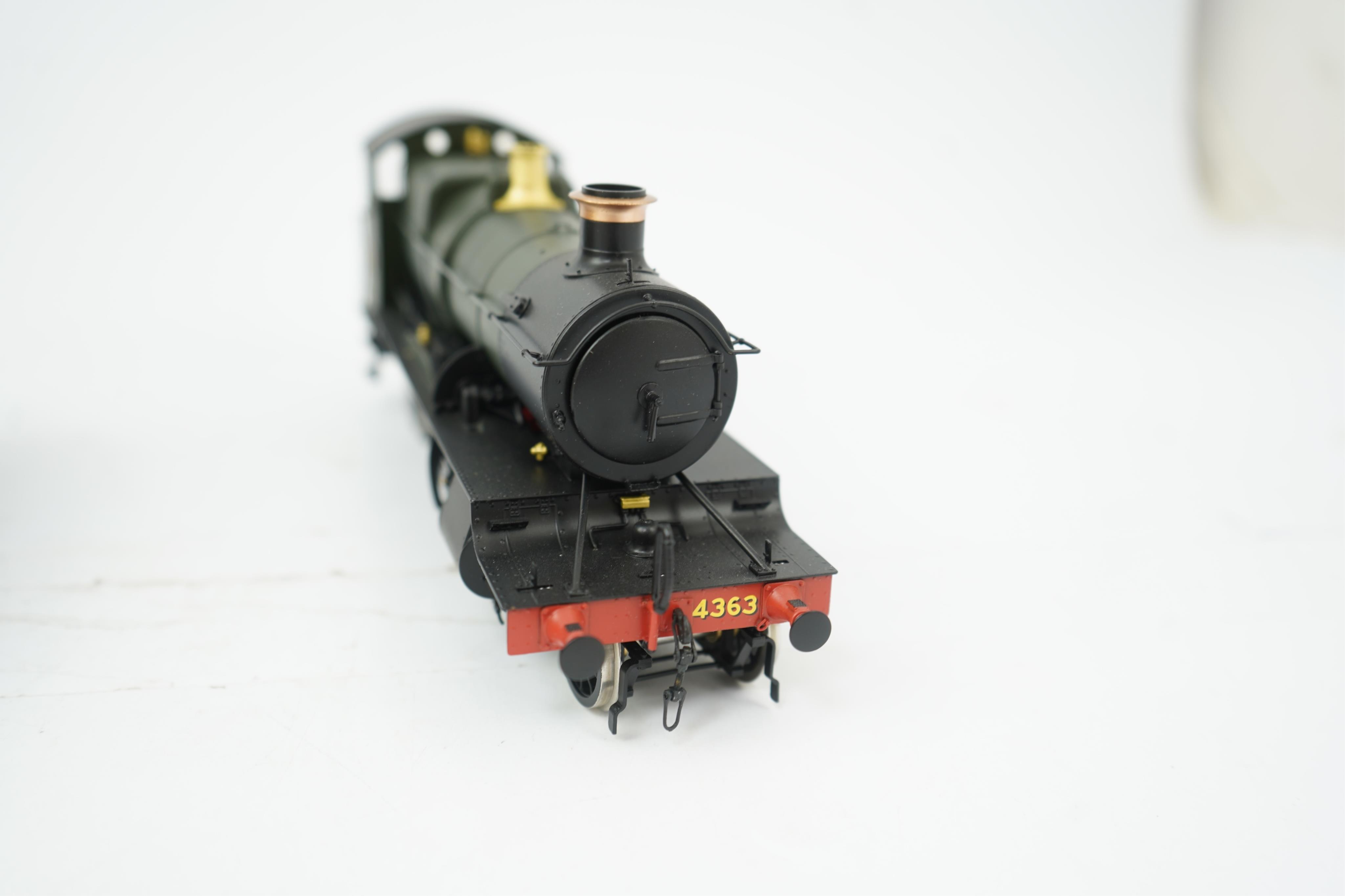 An 0 gauge Lionheart Trains model of GWR Class 43xx, 4363, 2-6-0 tender locomotive, powered for two rail operation, with original box.
